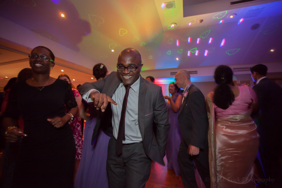 guests dancing at Hilton Avisford Park, Arundel